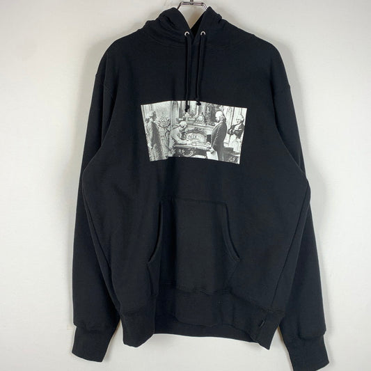 【中古品】【メンズ】 Supreme シュプリーム MIKE KELLEY FRANKLIN HOODED SWEATSHIRT マイク ケリー フランクリン フーデッド スウェットシャツ トップス プルオーバーパーカー 149-260602-ko-17-tei サイズ：L カラー：ブラック 万代Net店