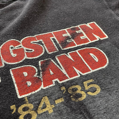 【現状渡し品】【メンズ】 SCREEN STARS スクリーン スターズ 80's VINTAGE BRUCE SPRINGSTEEN＆THE E STREET BAND TEE 80年代 ヴィンテージ ブルース スプリングスティーン バンド Tシャツ 半袖 トップス 145-260801-sa-07-tei サイズ：M カラー：ブラック 万代Net店