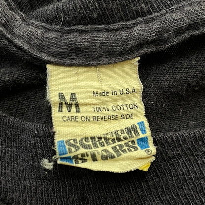 【現状渡し品】【メンズ】 SCREEN STARS スクリーン スターズ 80's VINTAGE BRUCE SPRINGSTEEN＆THE E STREET BAND TEE 80年代 ヴィンテージ ブルース スプリングスティーン バンド Tシャツ 半袖 トップス 145-260801-sa-07-tei サイズ：M カラー：ブラック 万代Net店