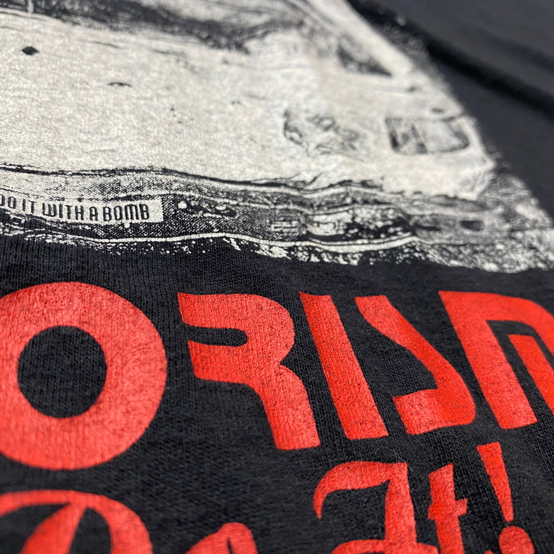 【中古品】【メンズ】 TOXICLOTHES トキシクローズ 90's TERRORISM JUST DO IT TEE 90年代 テロリズム ジャスト イット Tシャツ 半袖 トップス 145-260829-sa-06-tei サイズ：不明 カラー：ブラック 万代Net店