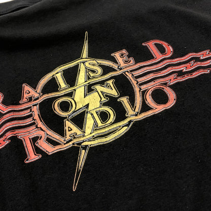【中古品】【メンズ】 SIGNAL シグナル 80's VINTAGE JOURNEY "RAISED ON THE RADIO" TEE 80年代 ヴィンテージ ジャーニー レイズド オン ザ ラジオ Tシャツ 半袖 トップス 145-260711-sa-13-tei サイズ：L カラー：ブラック 万代Net店
