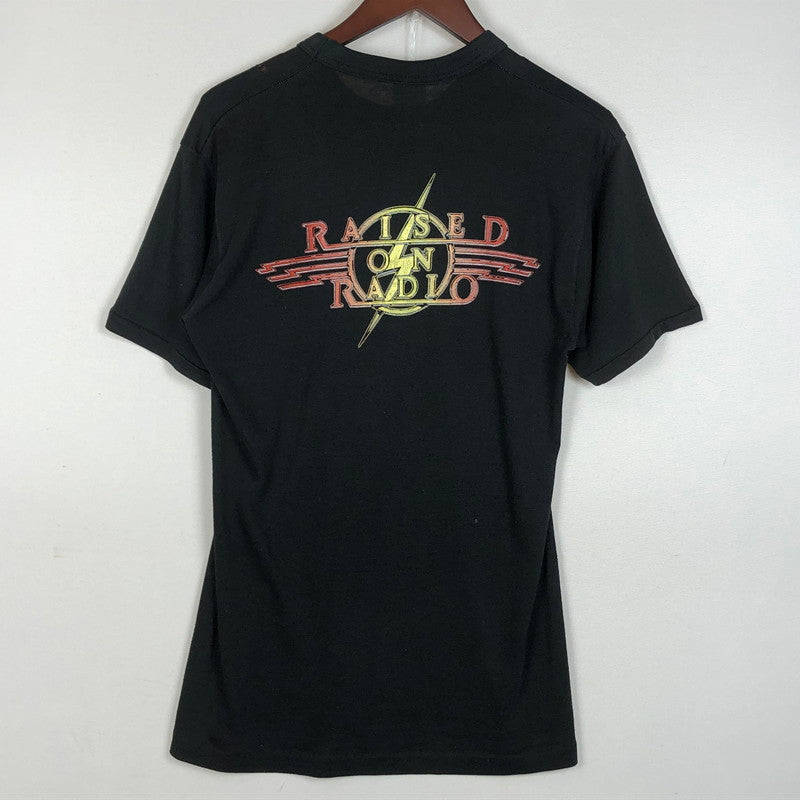 【中古品】【メンズ】 SIGNAL シグナル 80's VINTAGE JOURNEY "RAISED ON THE RADIO" TEE 80年代 ヴィンテージ ジャーニー レイズド オン ザ ラジオ Tシャツ 半袖 トップス 145-260711-sa-13-tei サイズ：L カラー：ブラック 万代Net店