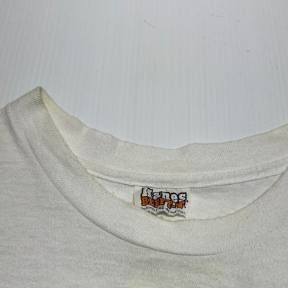【中古品】【メンズ】 HANES 70'S-80'S ショーレム・アレイヘム プリント T ヴィンテージ 145-260818-nm-72-tei サイズ：L カラー：ホワイト 万代Net店