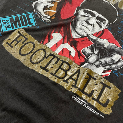 【現状渡し品】【メンズ】 CHANGES チェンジス 90's FOOTBALL MOE KNOWS TEE 90年代 フットボール モエ ノウズ Tシャツ 半袖 トップス 145-260804-sa-12-tei サイズ：L カラー：ブラック系 万代Net店