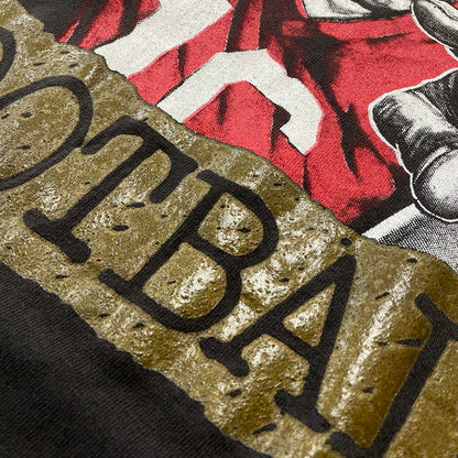 【現状渡し品】【メンズ】 CHANGES チェンジス 90's FOOTBALL MOE KNOWS TEE 90年代 フットボール モエ ノウズ Tシャツ 半袖 トップス 145-260804-sa-12-tei サイズ：L カラー：ブラック系 万代Net店
