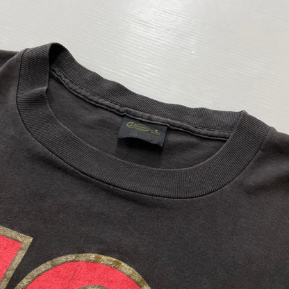 【現状渡し品】【メンズ】 CHANGES チェンジス 90's FOOTBALL MOE KNOWS TEE 90年代 フットボール モエ ノウズ Tシャツ 半袖 トップス 145-260804-sa-12-tei サイズ：L カラー：ブラック系 万代Net店