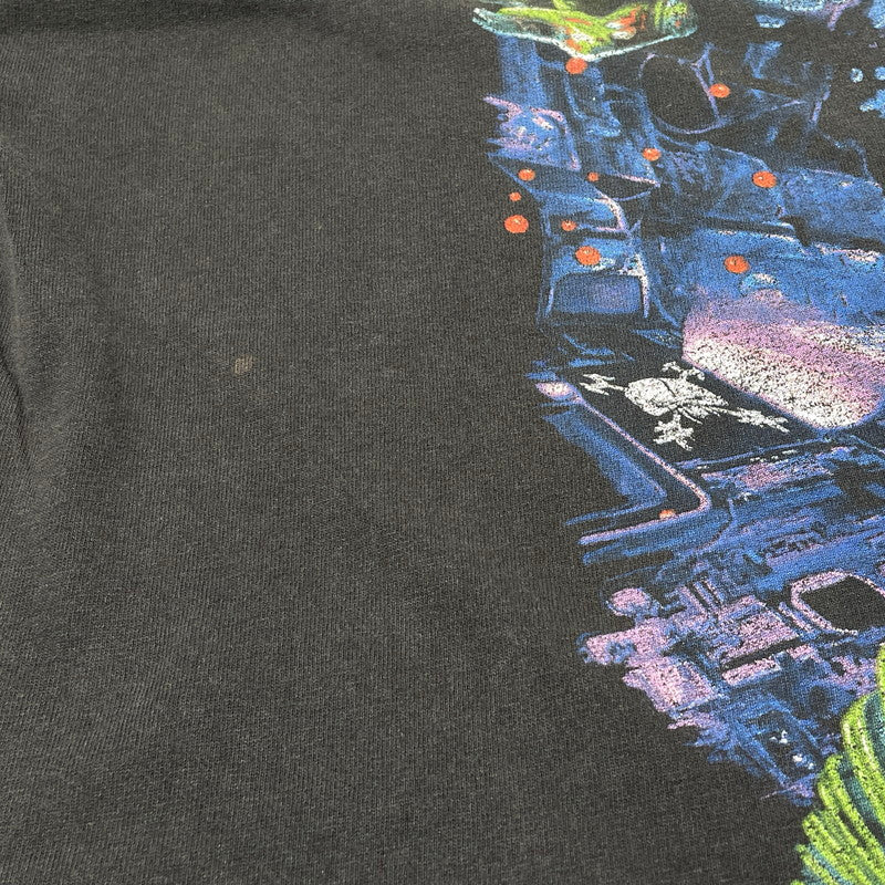 【現状渡し品】【メンズ】 HANES IRON MADEN ヘインズ アイアン メイデン THE FINAL WORLD TOUR 2010 TEE ザ ファイナル フロンティア ワールド ツアー 半袖 トップス 145-260805-sa-05-tei サイズ：2XL カラー：ブラック 万代Net店