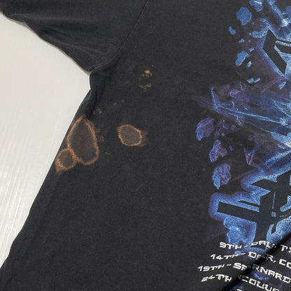 【現状渡し品】【メンズ】 HANES IRON MADEN ヘインズ アイアン メイデン THE FINAL WORLD TOUR 2010 TEE ザ ファイナル フロンティア ワールド ツアー 半袖 トップス 145-260805-sa-05-tei サイズ：2XL カラー：ブラック 万代Net店