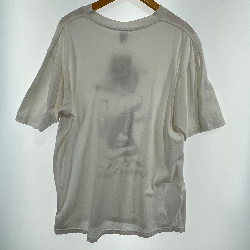 【中古品】【メンズ】 90'S Largely Literary アガサクリスティ 風刺画イラスト プリント T SOFFE SHIRTS ヴィンテージ 145-260818-nm-73-tei サイズ：L カラー：ホワイト 万代Net店