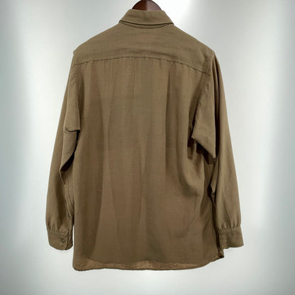 【中古品】【メンズ】 U.S AIR FORCE 50'S TROPICAL LS SHIRT ヴィンテージ ミリタリー 145-260818-nm-81-tei サイズ：16-33 カラー：ベージュ系 万代Net店