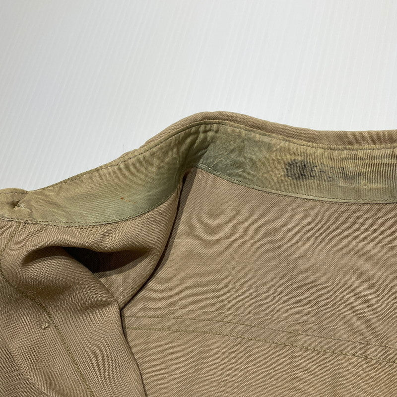 【中古品】【メンズ】 U.S AIR FORCE 50'S TROPICAL LS SHIRT ヴィンテージ ミリタリー 145-260818-nm-81-tei サイズ：16-33 カラー：ベージュ系 万代Net店