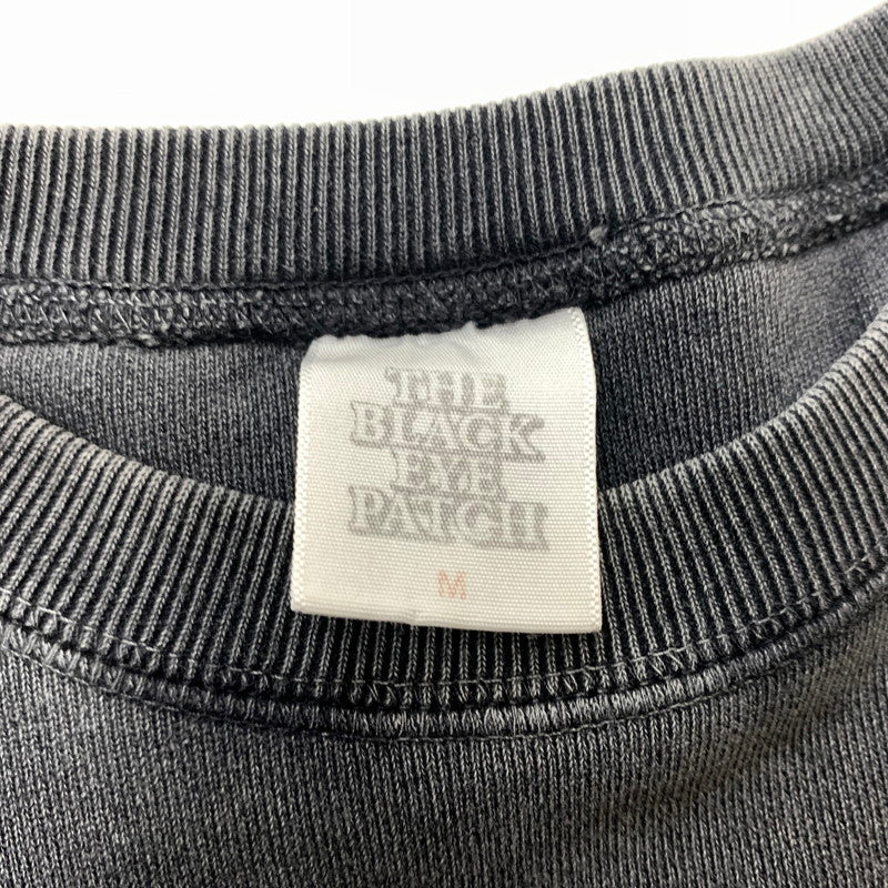 【中古品】【メンズ】 BlackEyePatch ブラックアイパッチ HANDLE WITH CARE PIGMENT DYED SWEAT ケア ピグメント ダイド スウェット トップス トレーナー 取扱注意 142-260602-ko-08-tei サイズ：M カラー：ブラック 万代Net店