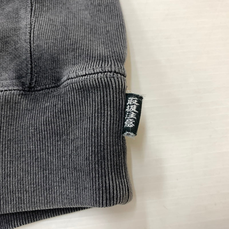 【中古品】【メンズ】 BlackEyePatch ブラックアイパッチ HANDLE WITH CARE PIGMENT DYED SWEAT ケア ピグメント ダイド スウェット トップス トレーナー 取扱注意 142-260602-ko-08-tei サイズ：M カラー：ブラック 万代Net店