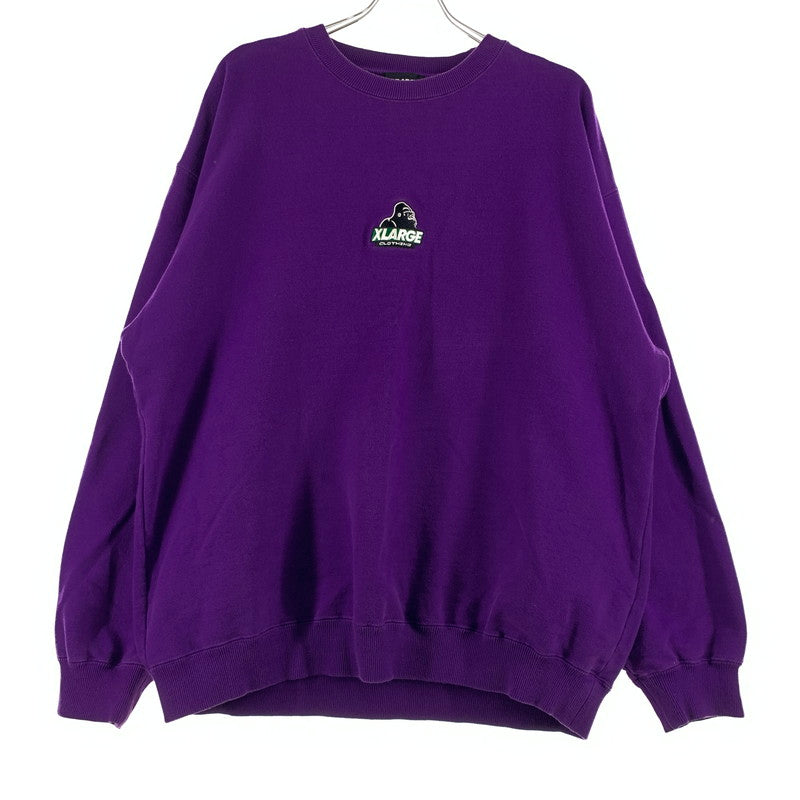 【中古品】【メンズ】 X-LARGE エクストララージ OLD OG CREWNECK SWEAT 101223012009 オールド OG クルーネック スウェット 長袖 トップス トレーナー 142-260703-yo-16-tei サイズ：L カラー：パープル 万代Net店