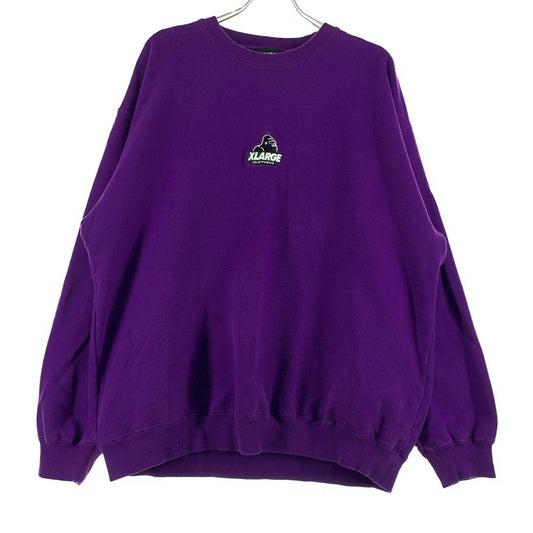 【中古品】【メンズ】 X-LARGE エクストララージ OLD OG CREWNECK SWEAT 101223012009 オールド OG クルーネック スウェット 長袖 トップス トレーナー 142-260703-yo-16-tei サイズ：L カラー：パープル 万代Net店