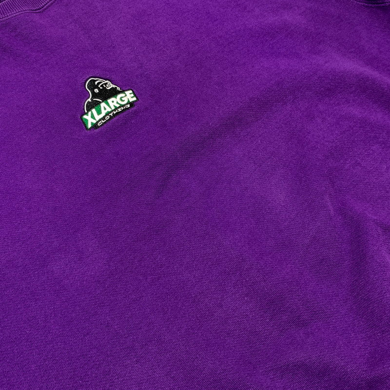 【中古品】【メンズ】 X-LARGE エクストララージ OLD OG CREWNECK SWEAT 101223012009 オールド OG クルーネック スウェット 長袖 トップス トレーナー 142-260703-yo-16-tei サイズ：L カラー：パープル 万代Net店