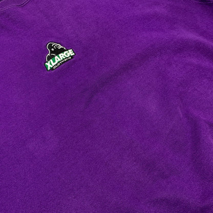 【中古品】【メンズ】 X-LARGE エクストララージ OLD OG CREWNECK SWEAT 101223012009 オールド OG クルーネック スウェット 長袖 トップス トレーナー 142-260703-yo-16-tei サイズ：L カラー：パープル 万代Net店