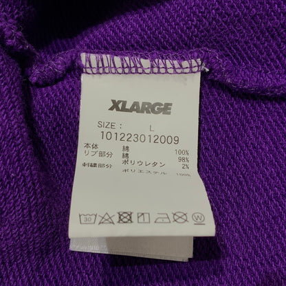 【中古品】【メンズ】 X-LARGE エクストララージ OLD OG CREWNECK SWEAT 101223012009 オールド OG クルーネック スウェット 長袖 トップス トレーナー 142-260703-yo-16-tei サイズ：L カラー：パープル 万代Net店