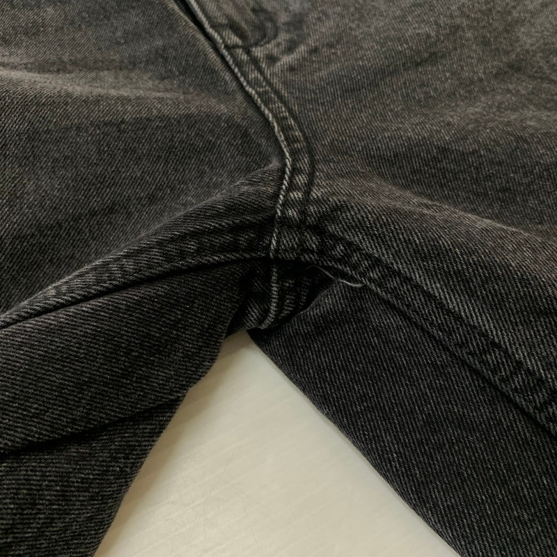 【中古品】【レディース】 adidas アディダス ADILENIUM SEASON3 ZIP WASHED DENIM JX9211 ジップ ウォッシュド デニムパンツ ボトムス ジーンズ 168-260602-ko-14-tei サイズ：26 カラー：ブラック 万代Net店