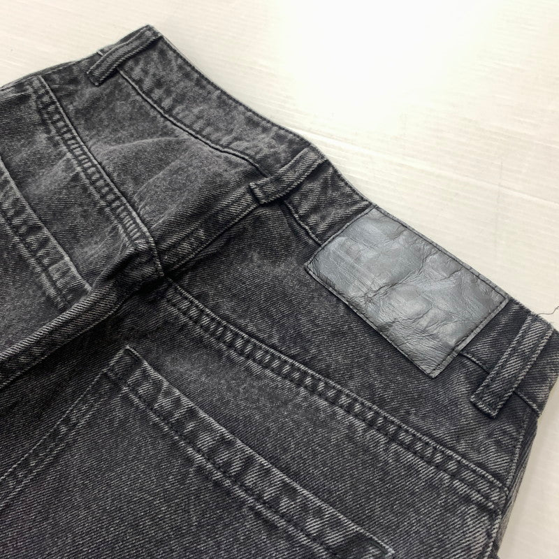 【中古品】【レディース】 adidas アディダス ADILENIUM SEASON3 ZIP WASHED DENIM JX9211 ジップ ウォッシュド デニムパンツ ボトムス ジーンズ 168-260602-ko-14-tei サイズ：26 カラー：ブラック 万代Net店