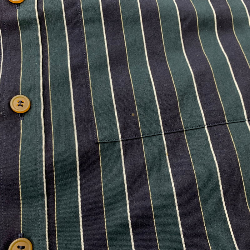 【中古品】【メンズ】 Vivienne Westwood MAN ヴィヴィアンウエストウッドマン STRIPED PETER PAN SHIRT 209045 7258 ストライプ ピーターパンシャツ 長袖 トップス 141-260602-ko-03-tei サイズ：不明 カラー：ストライプ 万代Net店
