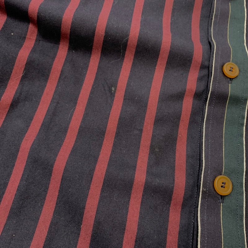 【中古品】【メンズ】 Vivienne Westwood MAN ヴィヴィアンウエストウッドマン STRIPED PETER PAN SHIRT 209045 7258 ストライプ ピーターパンシャツ 長袖 トップス 141-260602-ko-03-tei サイズ：不明 カラー：ストライプ 万代Net店