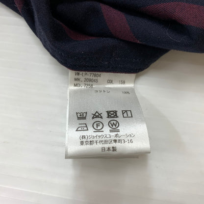 【中古品】【メンズ】 Vivienne Westwood MAN ヴィヴィアンウエストウッドマン STRIPED PETER PAN SHIRT 209045 7258 ストライプ ピーターパンシャツ 長袖 トップス 141-260602-ko-03-tei サイズ：不明 カラー：ストライプ 万代Net店