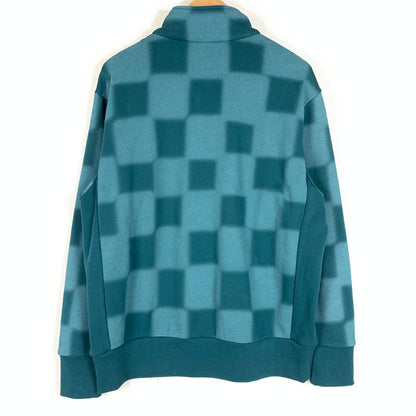 【中古品】【メンズ】 PS Paul Smith ピーエスポールスミス BLOCK CHECK HALF ZIP SWEATSHIRT 222503 EC304X ブロックチェック ハーフジップスウェット トップス プルオーバー 141-260602-ko-07-tei サイズ：M カラー：グリーン 万代Net店