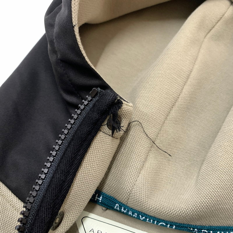 【中古品】【メンズ】 ARMYRICH アーミーリッチ LOGO SETUP PARKA PANT CCSS-22945 ロゴセットアップ トップス ボトムス プルオーバーフーディ 148-260602-ko-06-tei サイズ：M カラー：ベージュ 万代Net店