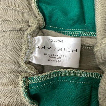 【中古品】【メンズ】 ARMYRICH アーミーリッチ LOGO SETUP PARKA PANT CCSS-22945 ロゴセットアップ トップス ボトムス プルオーバーフーディ 148-260602-ko-06-tei サイズ：M カラー：ベージュ 万代Net店