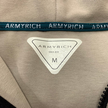 【中古品】【メンズ】 ARMYRICH アーミーリッチ LOGO SETUP PARKA PANT CCSS-22945 ロゴセットアップ トップス ボトムス プルオーバーフーディ 148-260602-ko-06-tei サイズ：M カラー：ベージュ 万代Net店