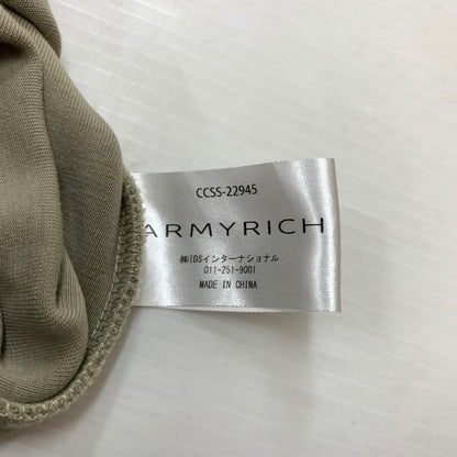 【中古品】【メンズ】 ARMYRICH アーミーリッチ LOGO SETUP PARKA PANT CCSS-22945 ロゴセットアップ トップス ボトムス プルオーバーフーディ 148-260602-ko-06-tei サイズ：M カラー：ベージュ 万代Net店