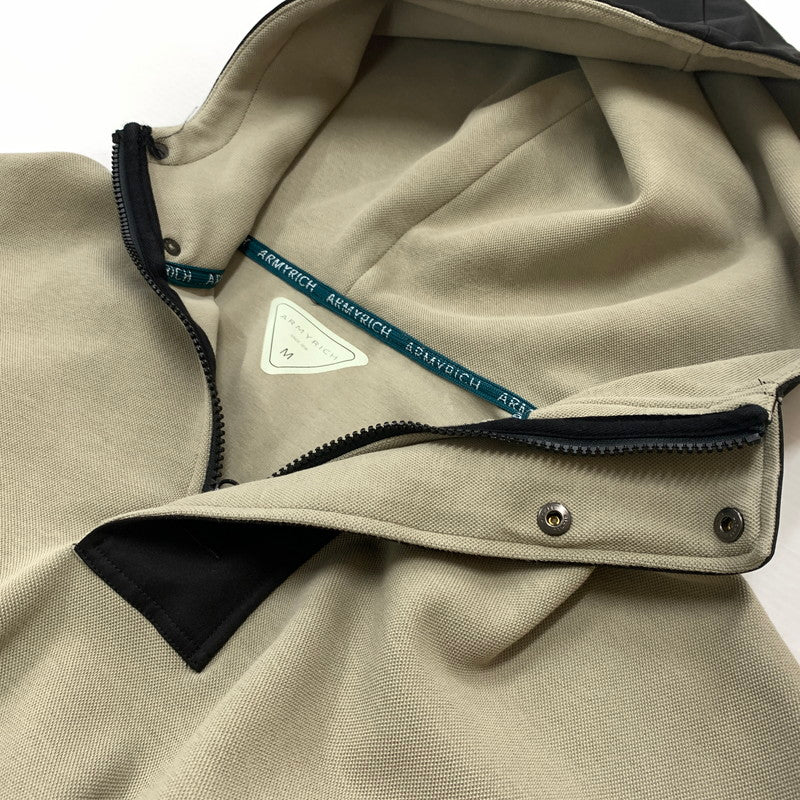 【中古品】【メンズ】 ARMYRICH アーミーリッチ LOGO SETUP PARKA PANT CCSS-22945 ロゴセットアップ トップス ボトムス プルオーバーフーディ 148-260602-ko-06-tei サイズ：M カラー：ベージュ 万代Net店
