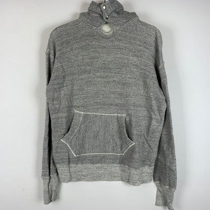 【現状渡し品】【メンズ】 WAREHOUSE ウエアハウスCHIN SNAP HOODIE チンスナップ フーディ トップス プルオーバーパーカー 145-260602-ko-05-tei サイズ：40 カラー：グレー 万代Net店