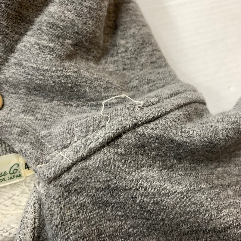 【現状渡し品】【メンズ】 WAREHOUSE ウエアハウスCHIN SNAP HOODIE チンスナップ フーディ トップス プルオーバーパーカー 145-260602-ko-05-tei サイズ：40 カラー：グレー 万代Net店