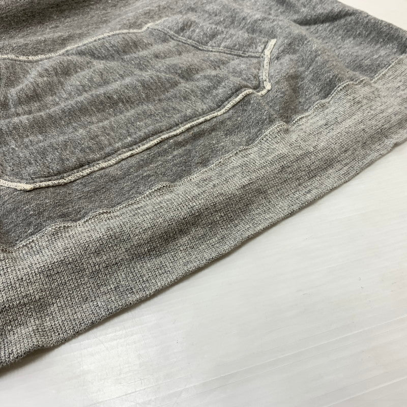 【現状渡し品】【メンズ】 WAREHOUSE ウエアハウスCHIN SNAP HOODIE チンスナップ フーディ トップス プルオーバーパーカー 145-260602-ko-05-tei サイズ：40 カラー：グレー 万代Net店