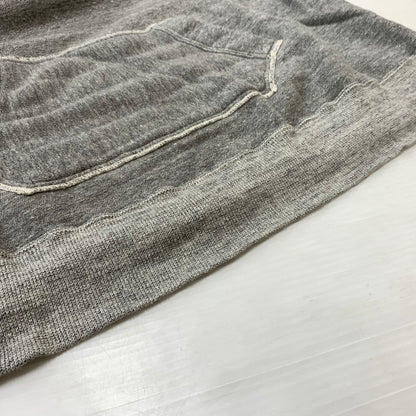 【現状渡し品】【メンズ】 WAREHOUSE ウエアハウスCHIN SNAP HOODIE チンスナップ フーディ トップス プルオーバーパーカー 145-260602-ko-05-tei サイズ：40 カラー：グレー 万代Net店