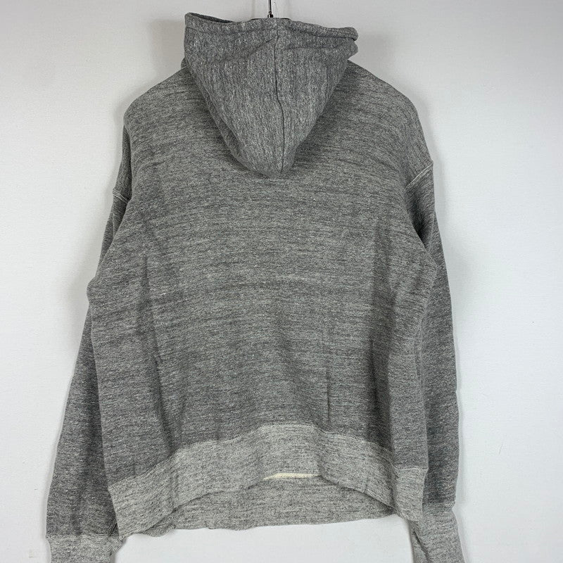 【現状渡し品】【メンズ】 WAREHOUSE ウエアハウスCHIN SNAP HOODIE チンスナップ フーディ トップス プルオーバーパーカー 145-260602-ko-05-tei サイズ：40 カラー：グレー 万代Net店