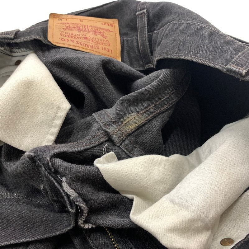 【現状渡し品】【メンズ】 Levi's リーバイス DENIM PANTS 517 11517-0260 デニムパンツ ボトムス ジーンズ ボタン裏刻印532 156-260602-ko-13-tei サイズ：不明 カラー：ブラック 万代Net店