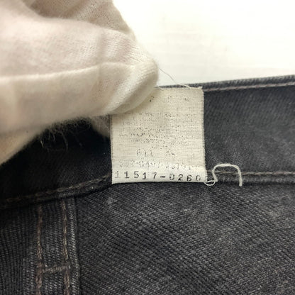 【現状渡し品】【メンズ】 Levi's リーバイス DENIM PANTS 517 11517-0260 デニムパンツ ボトムス ジーンズ ボタン裏刻印532 156-260602-ko-13-tei サイズ：不明 カラー：ブラック 万代Net店