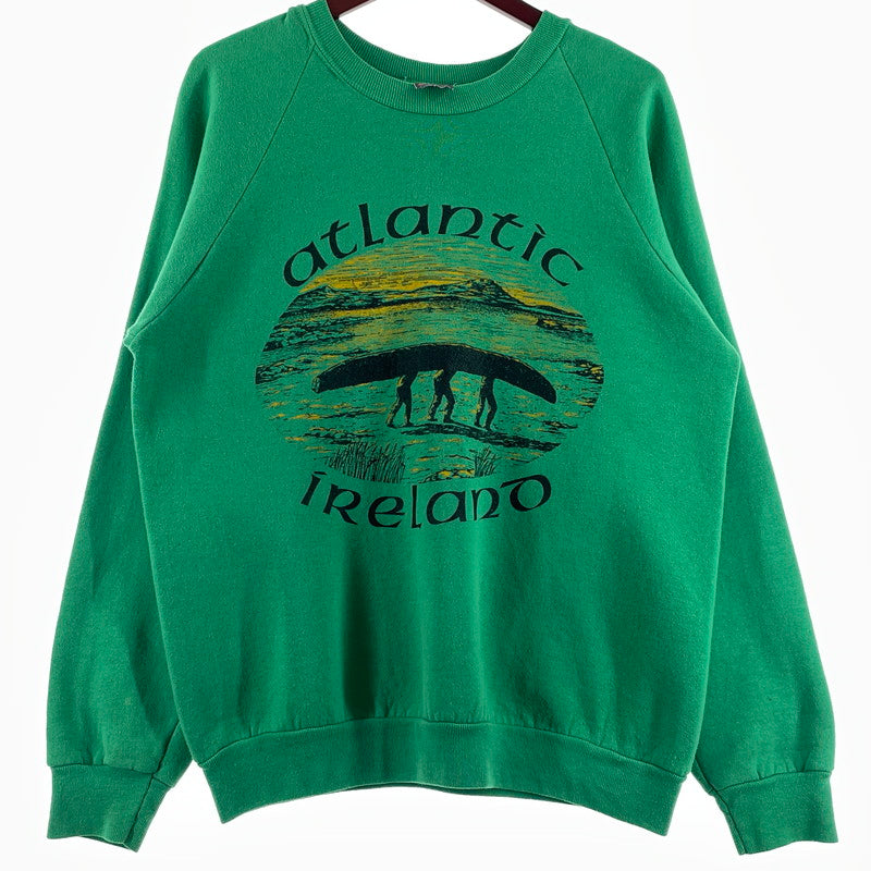 【中古品】【メンズ】 SCREEN STARS スクリーン スターズ 90’s SWEAT L/S 90年代 スウェット ロングスリーブ 長袖 トップス トレーナー 145-260807-sa-05-tei サイズ：M カラー：グリーン 万代Net店
