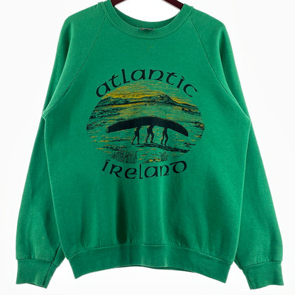 【中古品】【メンズ】 SCREEN STARS スクリーン スターズ 90’s SWEAT L/S 90年代 スウェット ロングスリーブ 長袖 トップス トレーナー 145-260807-sa-05-tei サイズ：M カラー：グリーン 万代Net店
