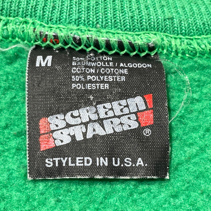 【中古品】【メンズ】 SCREEN STARS スクリーン スターズ 90’s SWEAT L/S 90年代 スウェット ロングスリーブ 長袖 トップス トレーナー 145-260807-sa-05-tei サイズ：M カラー：グリーン 万代Net店
