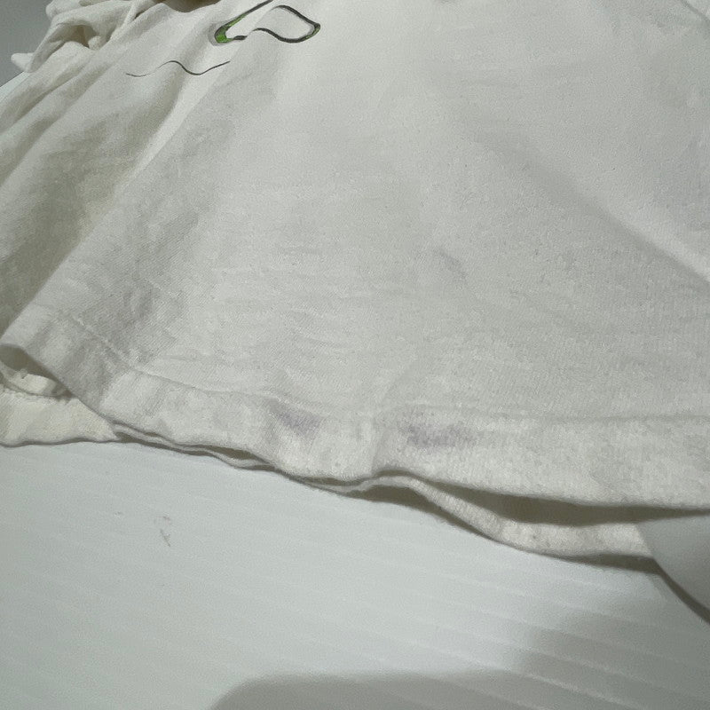 【中古品】【メンズ】 HANES 90S イグアナ プリント ナチュラルワンダーズ ヴィンテージアニマル Tシャツ 145-260818-nm-71-tei サイズ：M カラー：ホワイト 万代Net店