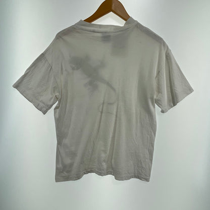 【中古品】【メンズ】 HANES 90S イグアナ プリント ナチュラルワンダーズ ヴィンテージアニマル Tシャツ 145-260818-nm-71-tei サイズ：M カラー：ホワイト 万代Net店