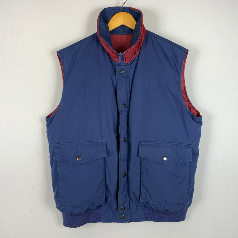 【中古品】【メンズ】 OUTDOOR EXCHANGE アウトドア エクスチェンジ REVERSIBLE VEST リバーシブルベスト ライトアウター ダウン フェザーベスト 144-260602-ko-02-tei サイズ：XL カラー：ネイビー/レッド 万代Net店