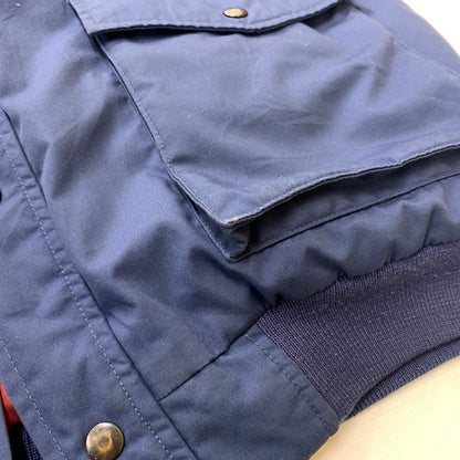 【中古品】【メンズ】 OUTDOOR EXCHANGE アウトドア エクスチェンジ REVERSIBLE VEST リバーシブルベスト ライトアウター ダウン フェザーベスト 144-260602-ko-02-tei サイズ：XL カラー：ネイビー/レッド 万代Net店