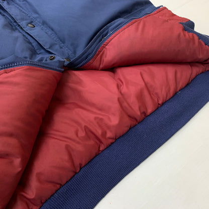【中古品】【メンズ】 OUTDOOR EXCHANGE アウトドア エクスチェンジ REVERSIBLE VEST リバーシブルベスト ライトアウター ダウン フェザーベスト 144-260602-ko-02-tei サイズ：XL カラー：ネイビー/レッド 万代Net店