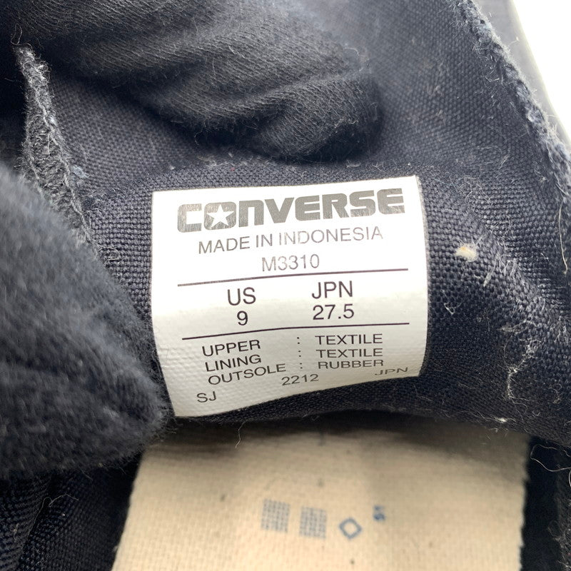【中古品】【メンズ】 CONVERSE コンバース ALLSTAR HI M3310 オールスター ハイ スニーカー 靴 ハイカットスニーカー 162-260606-ko-05-tei サイズ：27.5cm カラー：ブラック 万代Net店