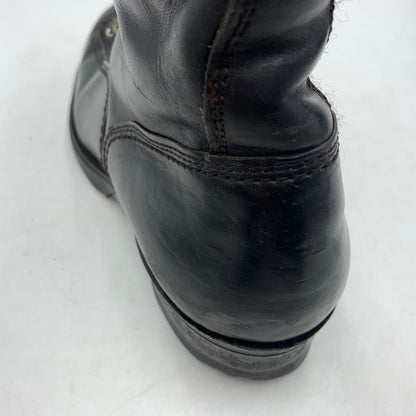 【現状渡し品】【メンズ】 UNKNOWN LACE UP BOOTS VINTAGE レースアップブーツ 靴 ロングブーツ ヴィンテージ 164-260606-ko-07-tei サイズ：8H カラー：ブラック 万代Net店